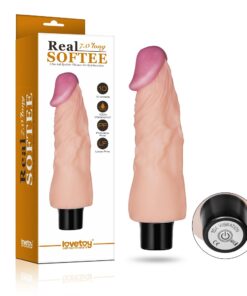 REAL SOFTEE Vibrating Dildo