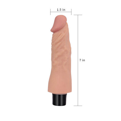 REAL SOFTEE Vibrating Dildo