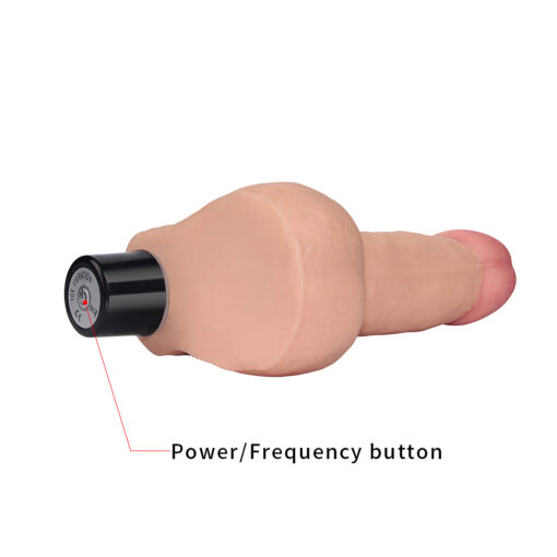 8 Inch REAL SOFTEE Vibrating Dildo