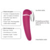 Pink 2in1 Vacuum Suction Stimulator and Vibrator