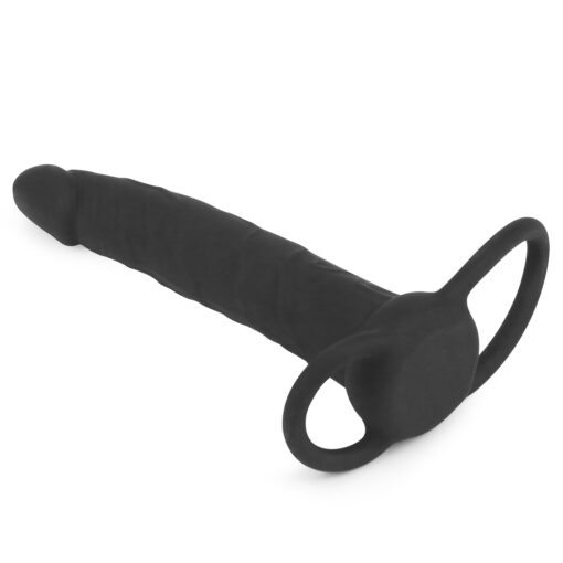 Silicon sex toy side view