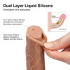 Dual layered Liquid Silicone Nature Cock