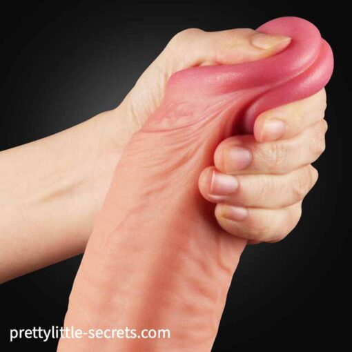 Dual Layer Liquid Silicone Cock