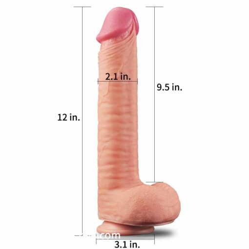 Dual Layer Liquid Silicone Cock