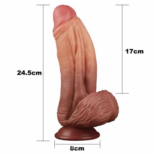 Silicon dildo diagram