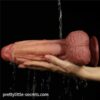 10 inch Dual layered Liquid Silicone Nature Cock