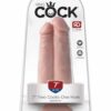 King Cock 7 Inch Two Cocks One Hole