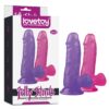 Jelly Studs Crystal Dildo Purple