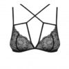 Obsessive Frivolla Bralette with Straps Black