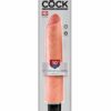 King Cock 10 Inch Vibrating Stiffy - Light