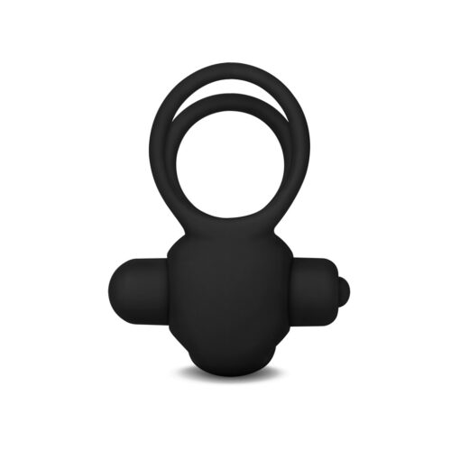 Power Clit Duo Silicone Cock Ring and Clit Vibrator