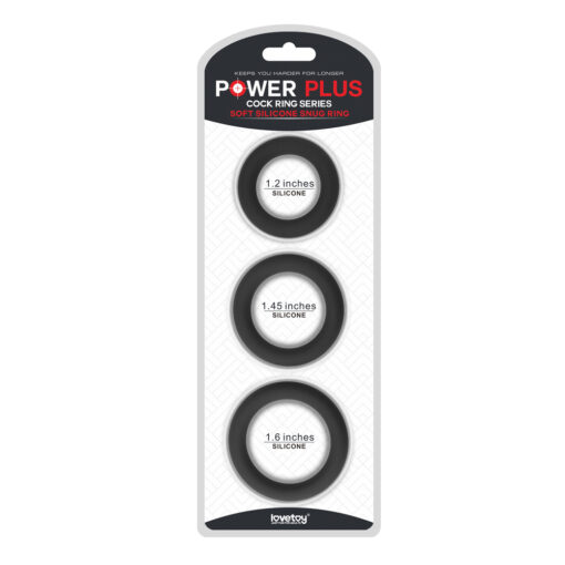 Power Plus Soft Silicone Snug Cock Rings