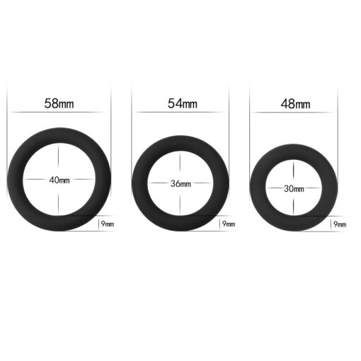 Power Plus Soft Silicone Snug Cock Rings