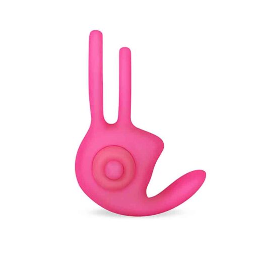 Power Clit Duo Silicone Cock Ring and Clit Vibrator 4