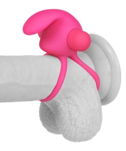 Power Clit Duo Silicone Cock Ring and Clit Vibrator 6