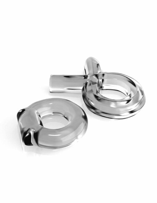 Pipedream Classix Couples Cock Ring Set - Clear