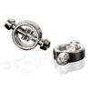 Pipedream Metal Worx Magnetic Nipple Clamps - Silver