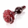 Pipedream Glass Anal Plug Icicles No. 76 - Red