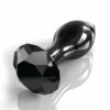 Pipedream Glass Anal Plug Icicles No. 78 - Black