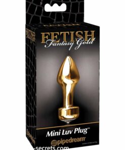 Pipedream Fetish Fantasy Gold Mini Anal Plug