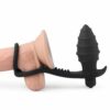 Vibrating Plug Combo Anal Plug Cock Ring