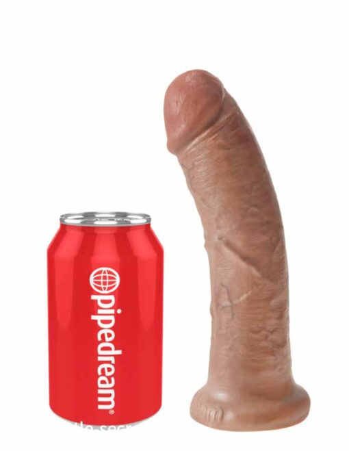 King Cock 8 Inch Dildo Cock Tan