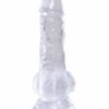 King Cock Clear 5 Inch Cock with Balls Dildo