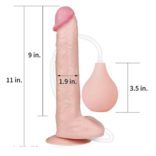 Squirt Extreme Dildo with Balls