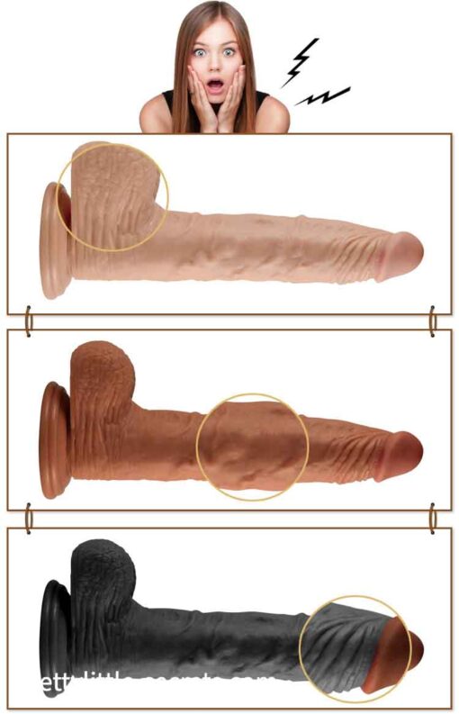 9.5 Inch Real Extreme Vibrating Dildo