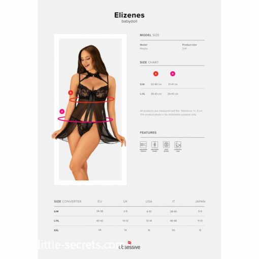 Elizenes Babydoll and Thong