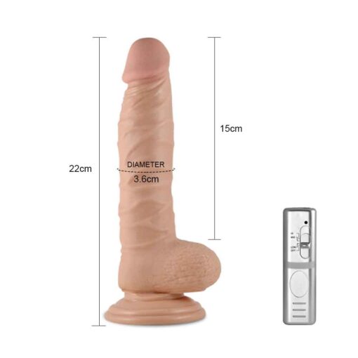 Real Extreme Vibrating Dildo 1