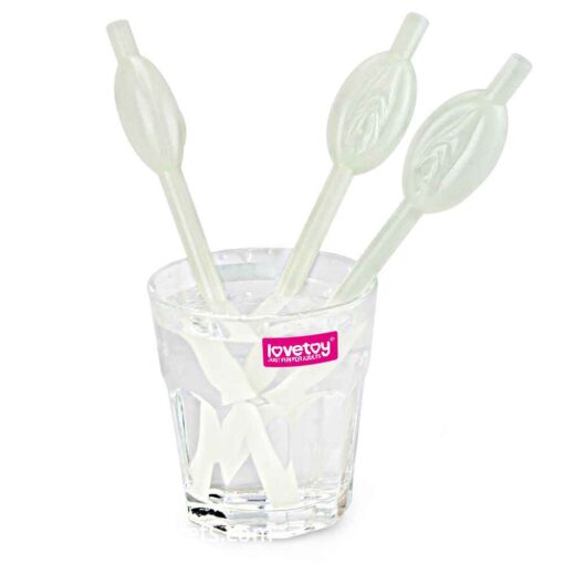 Glow in the Dark Pussy Straws 1