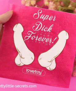 Super Dick Forever Bachelorette Paper Napkins 5