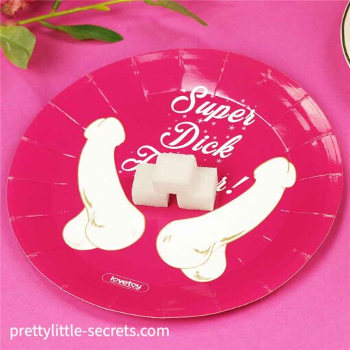Super Dick Forever Bachelorette Paper Plates 2