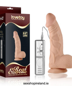 9 Inch Real Extreme Vibrating Dildo