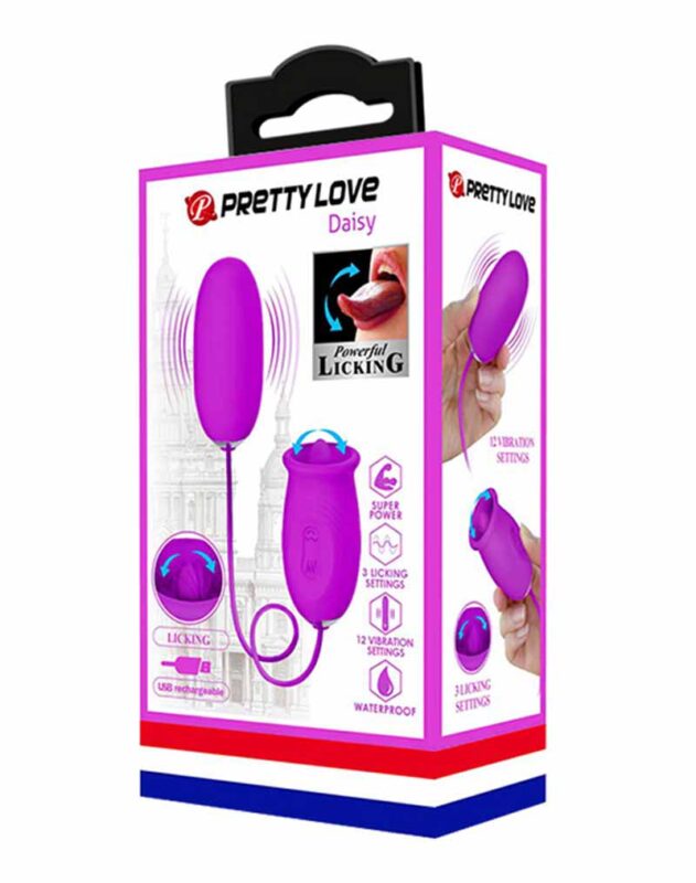 Daisy 2 in 1 Clit Licker and Vibrating Egg 2; Sex toys Ireland