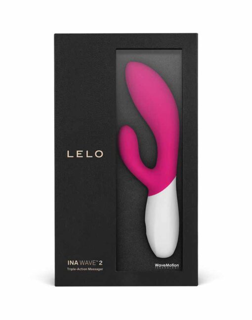 LELO Ina Wave 2 Rabbit Vibrator Cerise