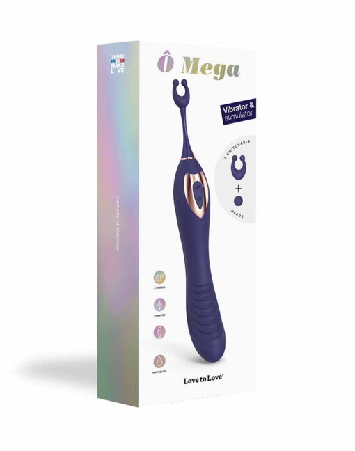 Love to Love Ô Mega Clitoral G-Spot Vibrator Indigo