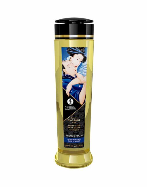 Shunga Massage Oil Seduction Midnight Flower