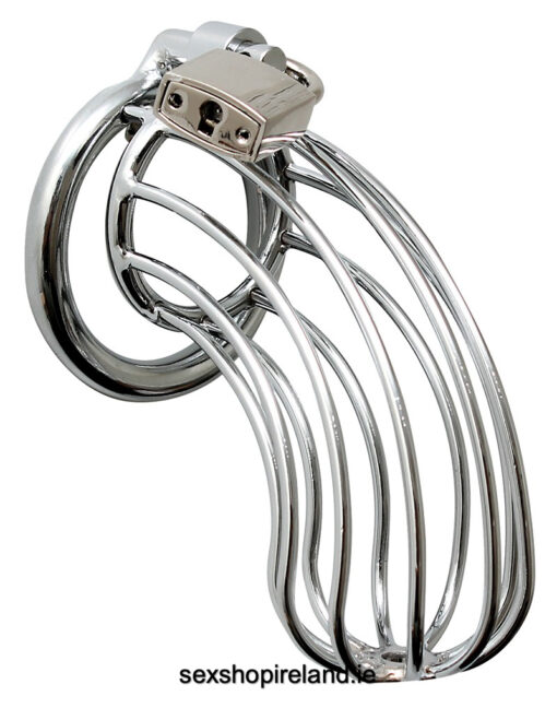 Male Chastity Device with Padlock