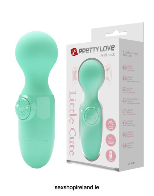 Pretty Love Mini Wand Vibrator Green