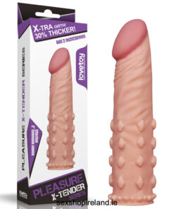 Add 2" Pleasure X Tender Penis Sleeve
