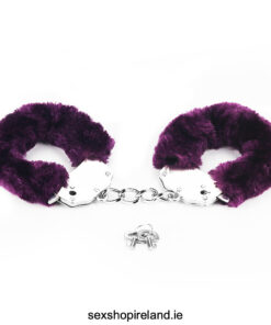 Fluffy Handcuffs Purple
