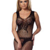 Open Catsuit With Butterfly Pattern 1506