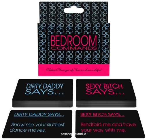 BEDROOM COMMANDS CARD GAME